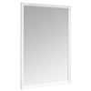 Image 1 : Amazon Basics Rectangular Wall Mirror 20x28in - Peaked Trim, White - B07RVZJ1SB - Retail USD $50/pc.
