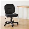 Image 4 : Amazon Basics Low-Back Office Desk Chair, Adjustable Height, 360 Degree Swivel, Fabric Upholstery, B