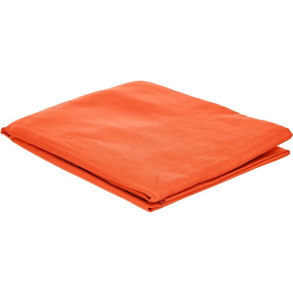 Amazon Basics Microfiber Towel set (1 Bath 180X90CM & 1 Hand Towel 80X40CM), Orange - B015CQI8WI - R