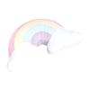 Image 3 : Amazon Basics Kids Unicorns & Rainbows Decorative Pillow - Rainbow - B08BD8DHXW - Retail USD $15/pc.