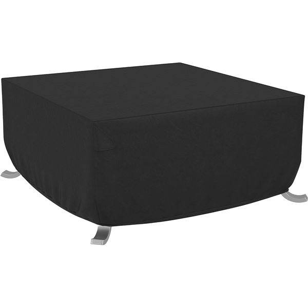 Amazon Basics Outdoor Square Patio Fire Pit or Table Cover, 44 Inch, Black - B071DNM4NK - Retail USD