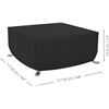 Image 6 : Amazon Basics Outdoor Square Patio Fire Pit or Table Cover, 44 Inch, Black - B071DNM4NK - Retail USD