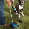Image 3 : Amazon Basics Pet Waste Removal Set with Swivel Bin, Rake and Spade - B07SZ8L79L - Retail USD $25/pc