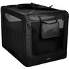 Image 5 : Amazon Basics Folding Portable Soft Pet Dog Crate Carrier Kennel, 42 x 31 x 31 inches, Black - B07GP