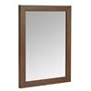Image 1 : Amazon Basics Rectangular Wall Mirror 41 x 51 CM - Standard Trim, Walnut - B07RQMRXQW - Retail USD $