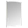 Image 1 : Amazon Basics Rectangular Wall Mirror 20x28in - Peaked Trim, White - B07RVZJ1SB - Retail USD $50/pc.