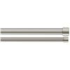 Image 1 : Amazon Basics 1" Double Curtain Rod - 36 - 72", Nickel - B07L3W2WQN - Retail USD $30/pc. Total lot r