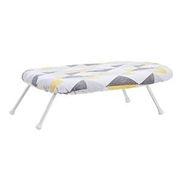 Amazon Basics Tabletop Ironing Board with Folding Legs - Geometric Removable Cover - B082B9F16W - Re