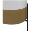 Image 3 : Rivet Mid-Century Ceramic Planter with Iron Stand, 17"H, White and Tan - B07QC6X16K - Retail USD $77