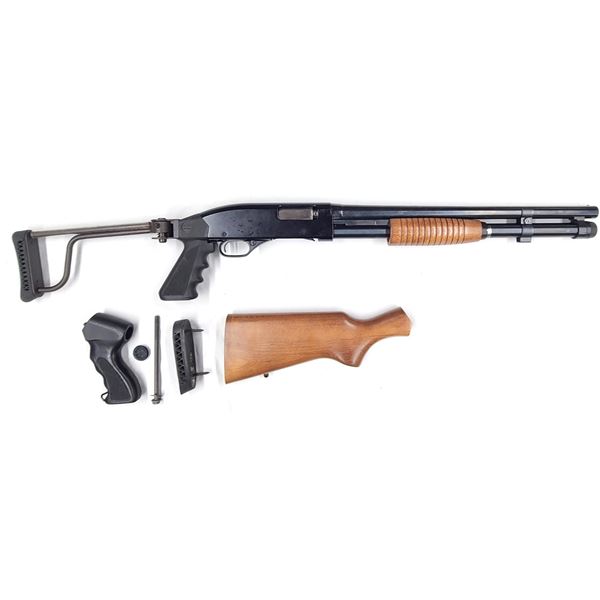 Winchester Model 1300 Defender 12 ga Shotgun c/w both Folding & Wood Stock