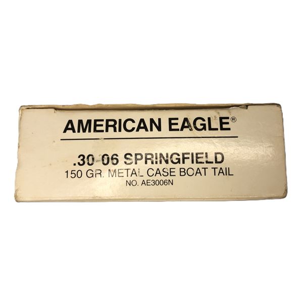 30-06 Springfield AE - 150 Gr BT - 20 Rds NIB