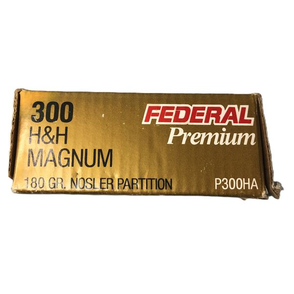 300 H&H MAG - Federal Premium - 180 Gr - 17 Rds