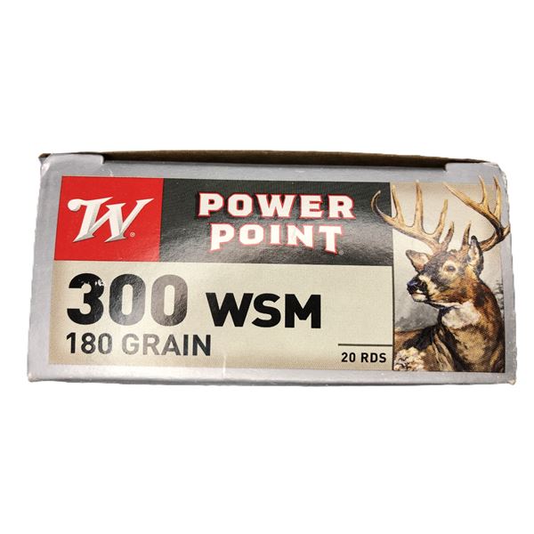 300 WSM PP Winchester - 180 gr - 20 Rds NIB