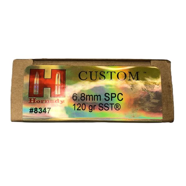 6.8MM SPC - Hornady - 120 Grain - 20 Rds NIB