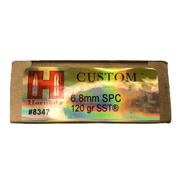 6.8MM SPC - Hornady - 120 Grain - 20 Rds NIB