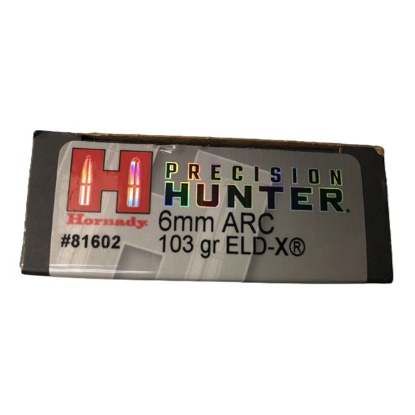 6MM ARC - Hornady 103 Gr - 20 Rds NIB