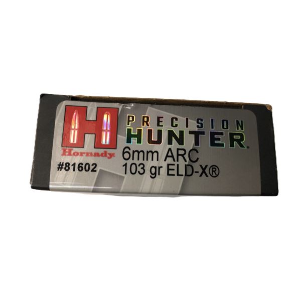 6MM ARC - Hornady 103 Gr - 20 Rds NIB
