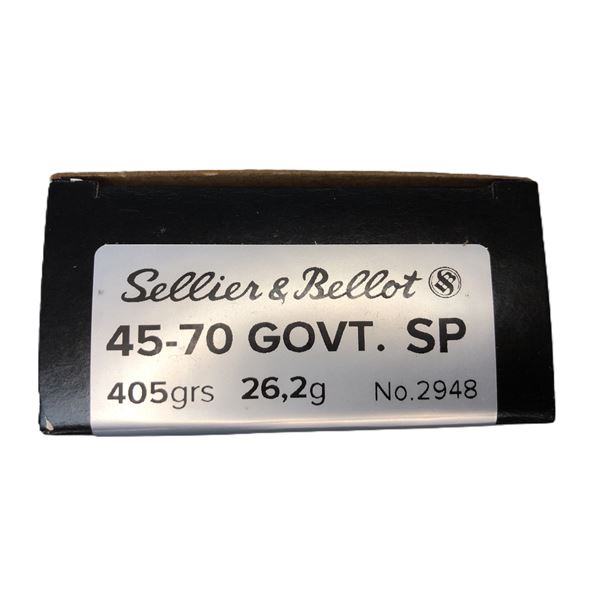 45-70 SP - Sellier Bellot 405 Gr - 20 Rds NIB