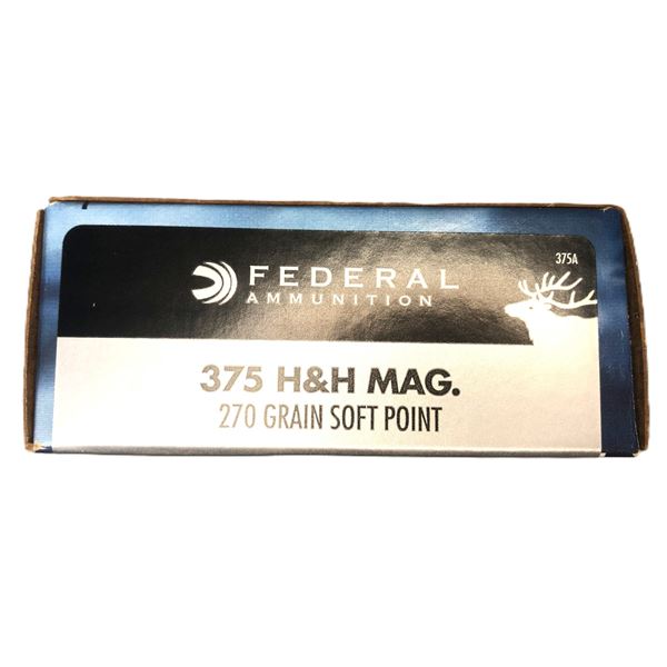 375 H&H Mag - Federal 270 Gr - 20 Rounds NIB