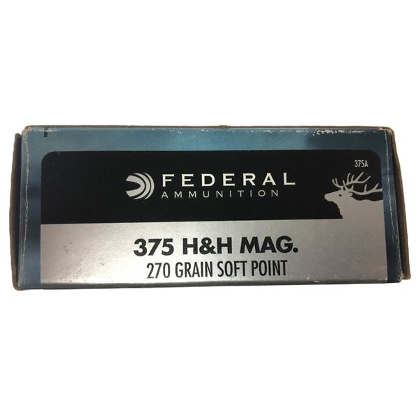 375 H&H Mag - Federal 270 Gr - 20 Rounds NIB