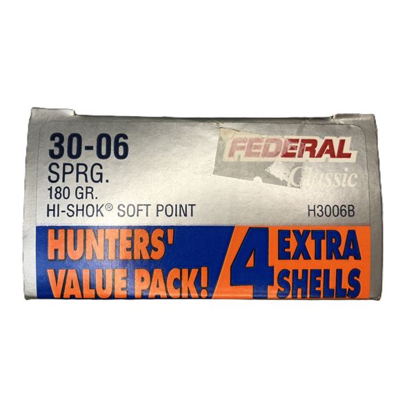 30-06 Springfield - Federal 180 Gr - 24 Rds NIB