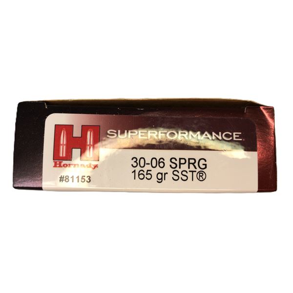 30-06 Springfield HORNADY - 165 Gr - 20 Rds NIB
