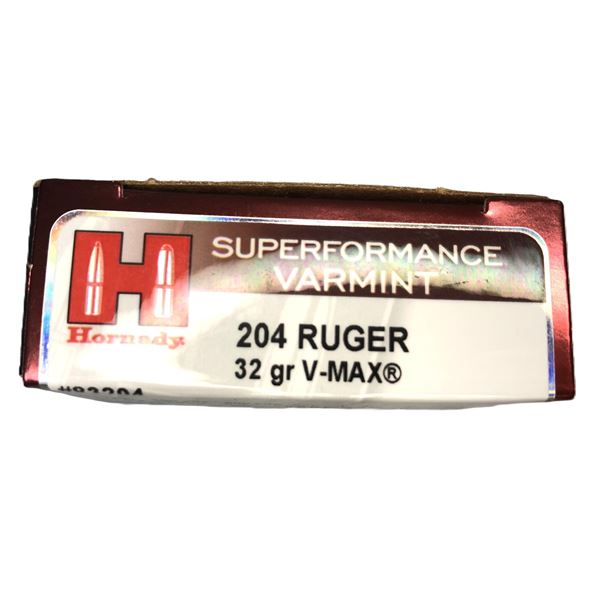 204 RUGER - Hornady 32 Grain - 20 Rds NIB