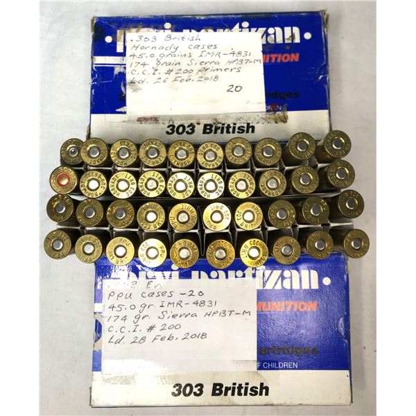 303 British - Reloads - 39 Rounds