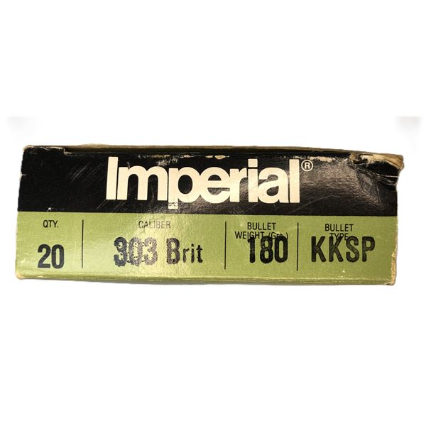 303 British - IMPERIAL 180 Gr - 20 Rds NIB