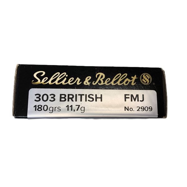 303 British - Sellier Bellot 180 Gr - 20 Rds NIB