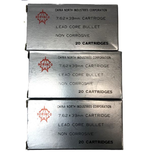 7.62 x 39 Norinco - 60 Rounds NIB