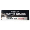 Image 1 : 308 WIN Nosler Trophy - 150 Gr - 20 Rds NIB