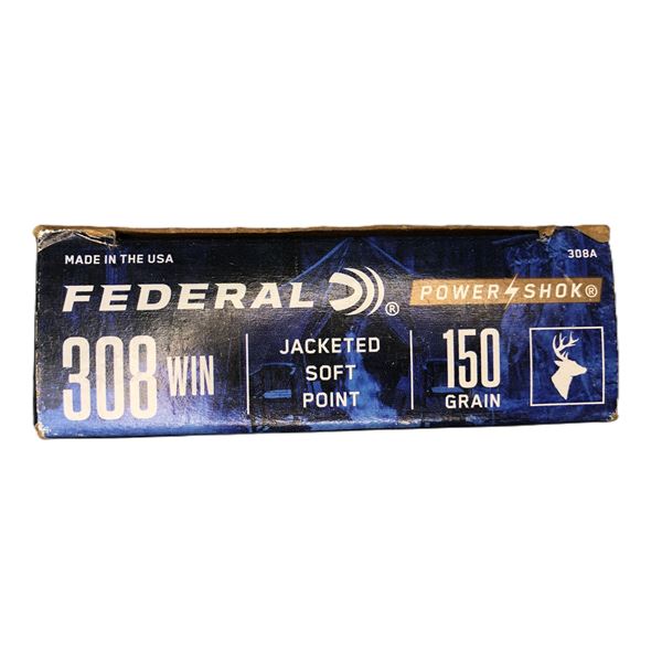 308 WIN Federal 150 Gr JSP - 20 Rds NIB