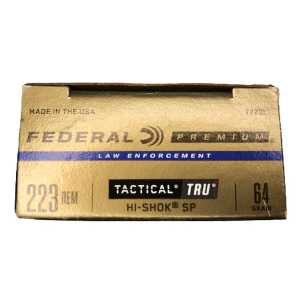 223 REM Hi-Shok - Federal 64 Gr - 20 Rds NIB