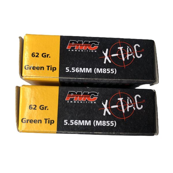 223 REM PMC X-Tac - 62 Gr - 40 Rounds NIB