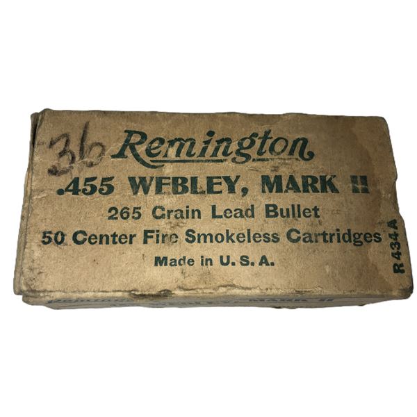455 WEBLEY MK2 - 27 Rds VINTAGE