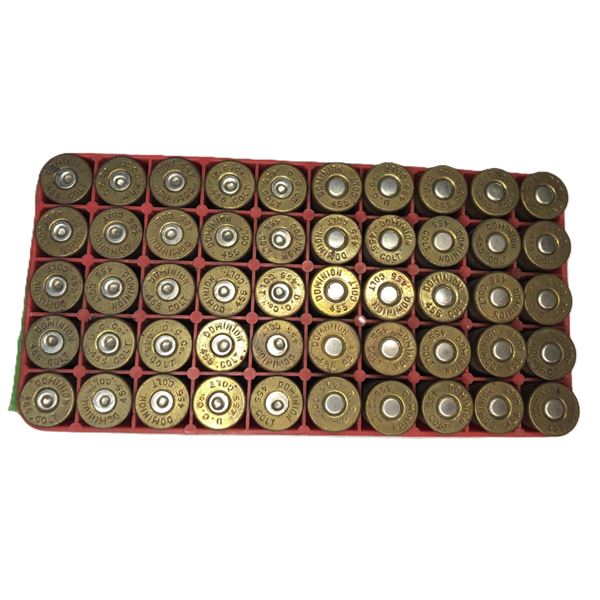 455 Webley Reloads - 25 Rounds & 25 Brass