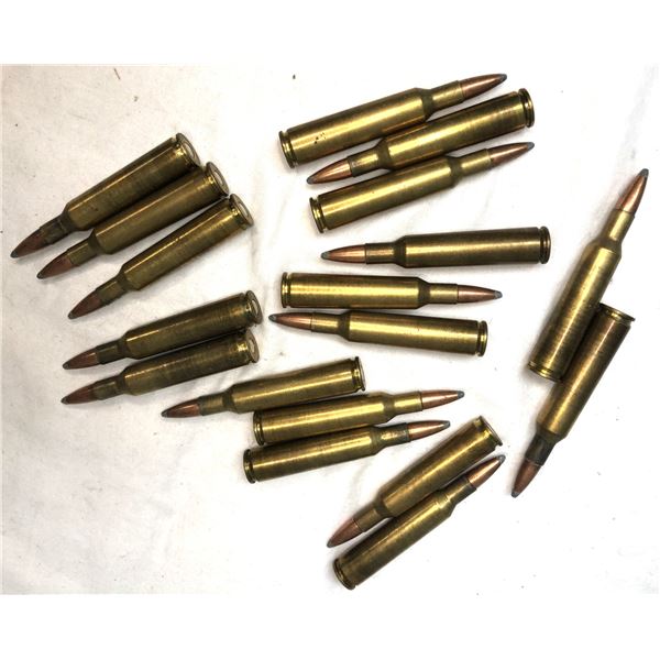 6MM REM Ammo Lot - 18 Rounds