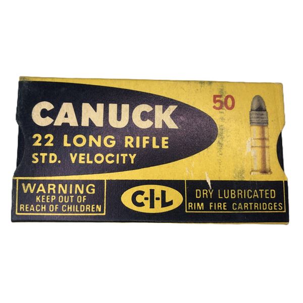22 LR VINTAGE Canuck - 50 Rds w/ Box