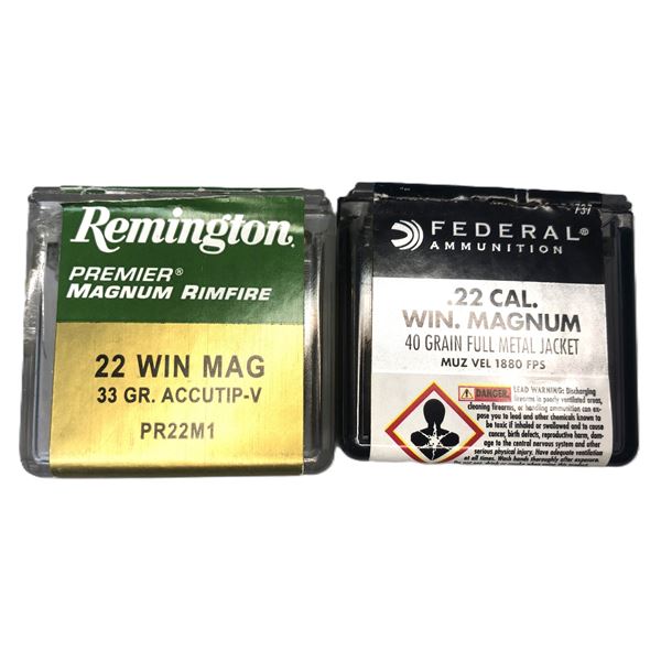 22 WIN MAG Lot - 60 Rounds