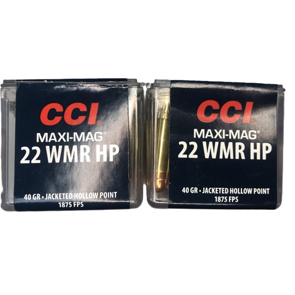 22 WMR HP - CCI Maxi Mag - 90 Rounds