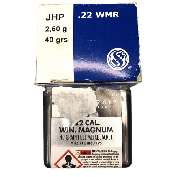 22 WMR Win Mag Lot - 100 Rounds NIB