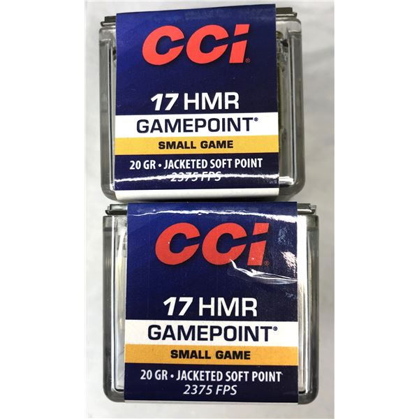 17 HMR CCI Game Point - 100 Rds NIB