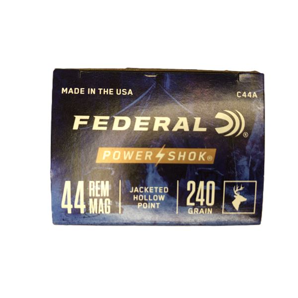 44 REM MAG JHP - Federal 240 Grain - 20 Rds NIB