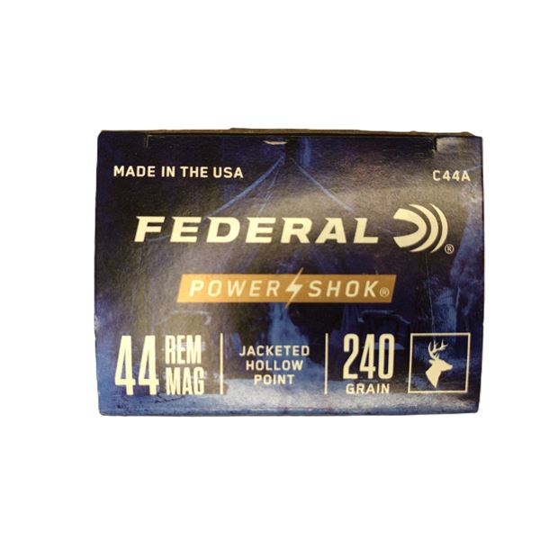 44 REM MAG JHP - Federal 240 Grain - 20 Rds