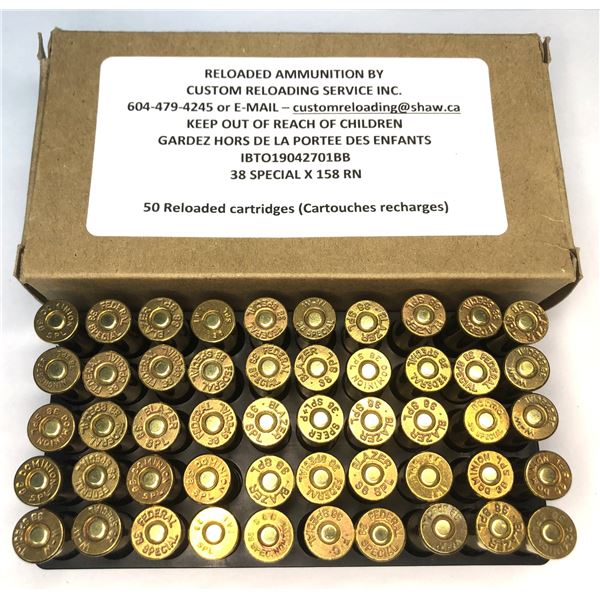 38 Special RELOAD - 50 Rds