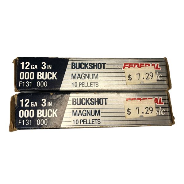 12 Gauge BUCKSHOT 000 - Federal 10 Shells
