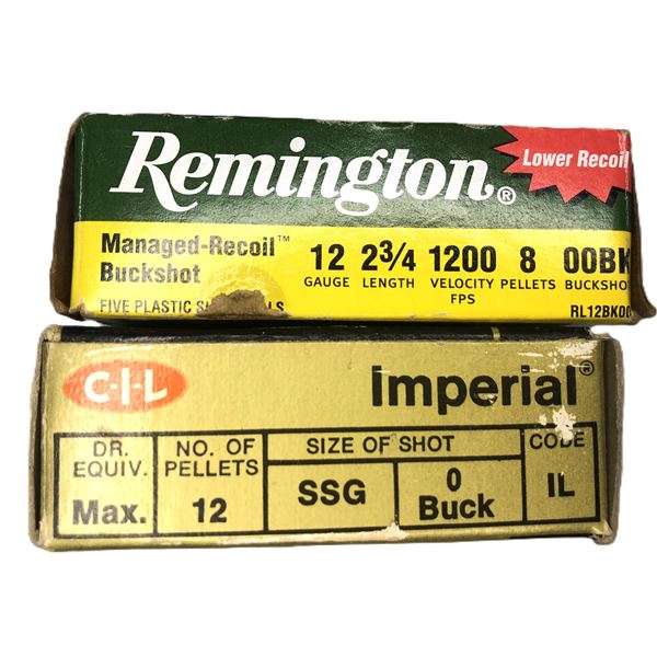 12 Gauge BUCKSHOT Lot - 10 Shells