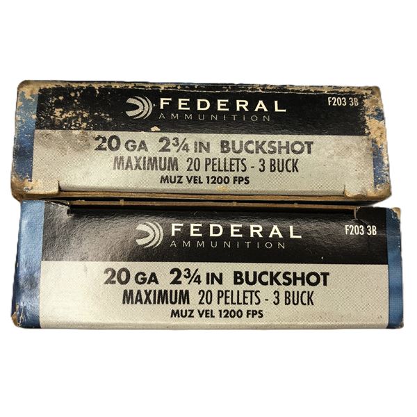 20 Gauge BUCKSHOT Federal - 10 Shells