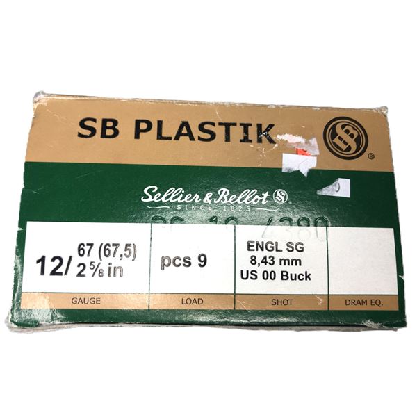 12 Gauge SB PLASTIK - 25 Shells